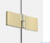 New Trendy New Soleo Light Gold 70x70x195 cm kabina złoty połysk/szkło przejrzyste K-1943